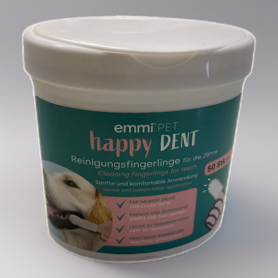 emmi-pet Haustier-Reinigungsfingerlinge für Zähne