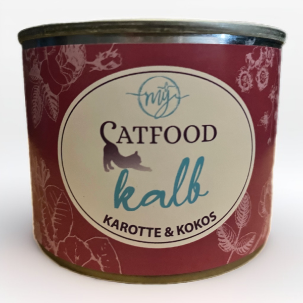 mÿ catfood Kalb mit Karotte und Kokos von Paul und Paulina