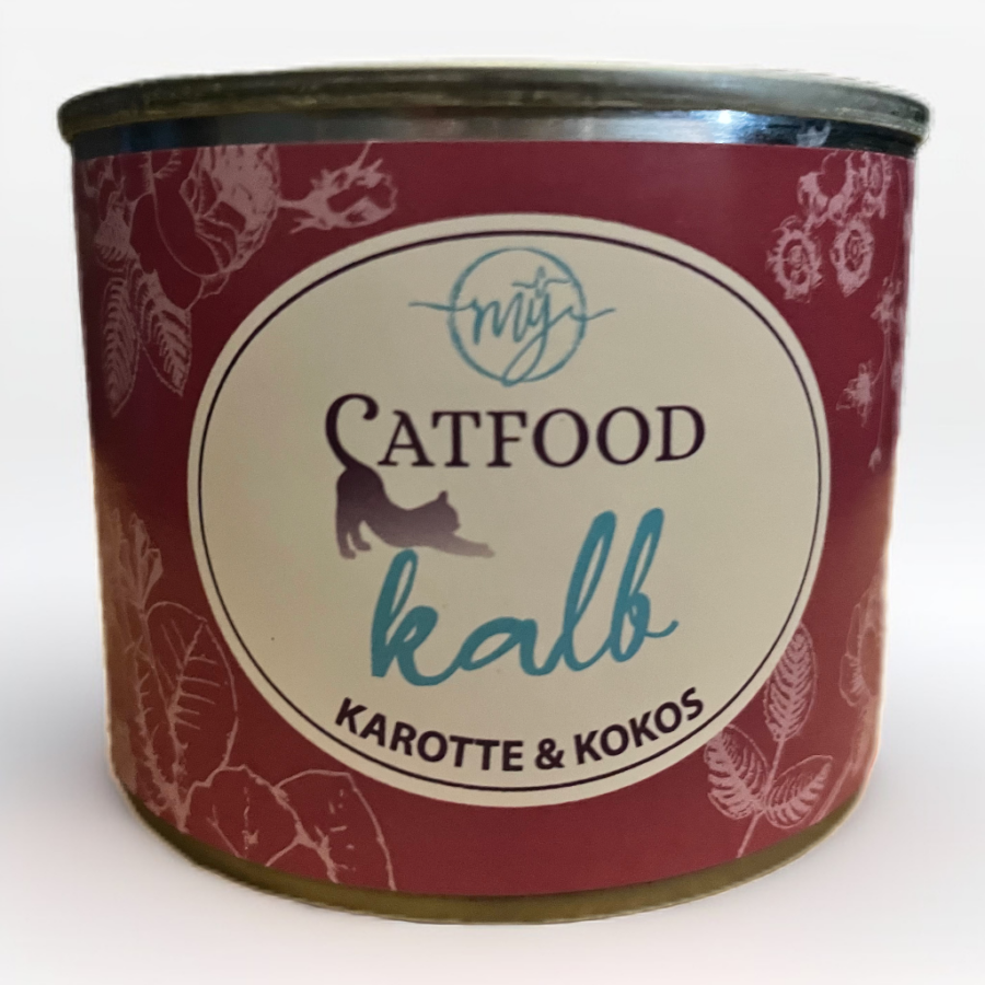 mÿ catfood Kalb mit Karotte und Kokos von Paul und Paulina