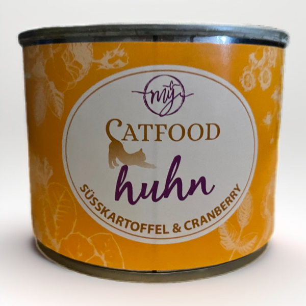 mÿ catfood Huhn mit Süßkartoffel und Cranberries von Paul und Paulina